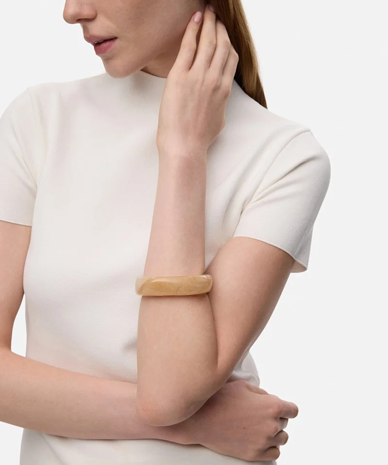 ابيكول Pack of Two Rigid and Resin Bracelets